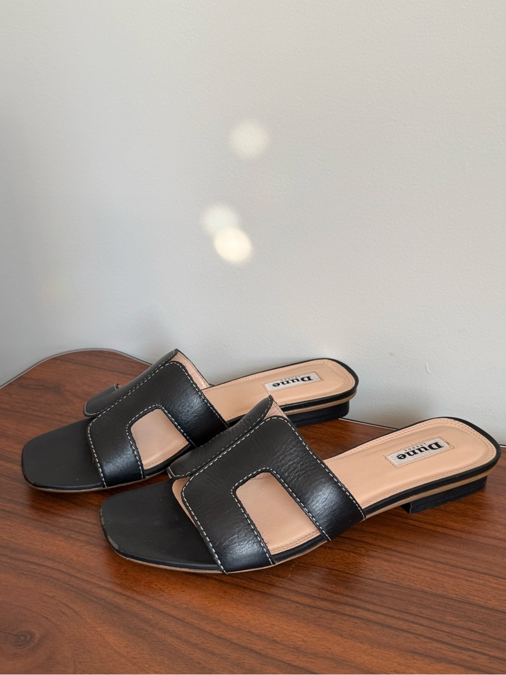 Dune London 'Loupe' Slider Sandals